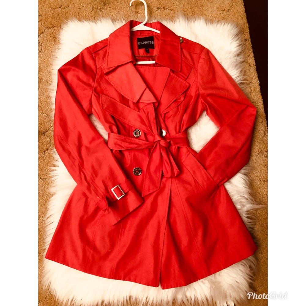 Express Trench Coat color orange 🍊